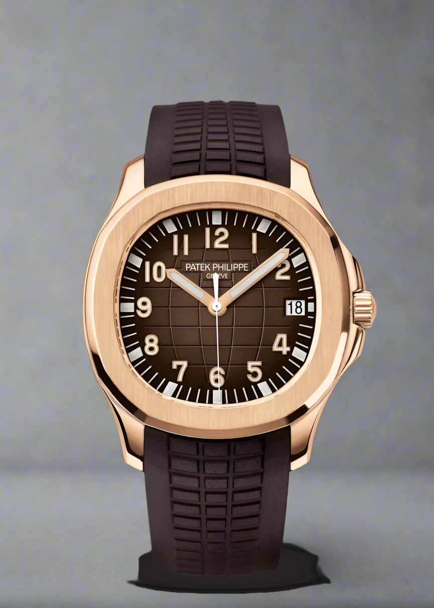 Patek Philippe Aquanaut Rose Gold Brown Dial – Rivon Pakistan