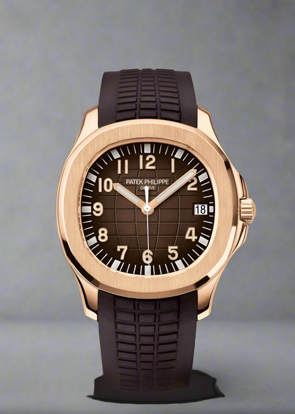 Patek Philippe Aquanaut Rose Gold Brown Dial – Rivon Pakistan