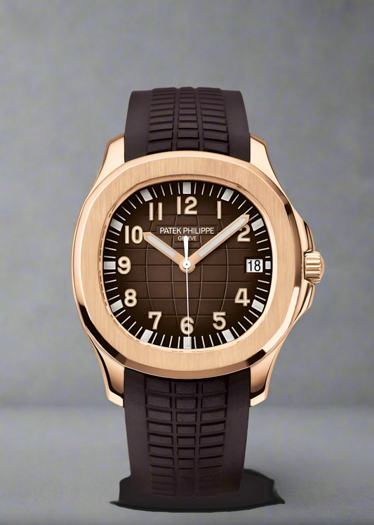 Patek Philippe Aquanaut Rose Gold Brown Dial – Rivon Pakistan