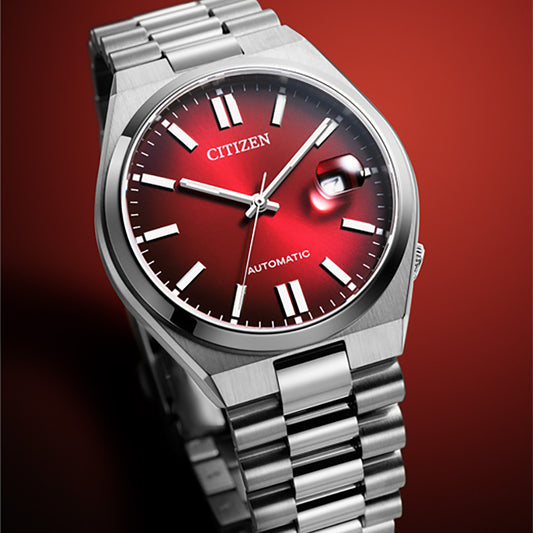 Buy Citizen Red Dial Automatic Stainless Steel Men’s Watch Pakistan .