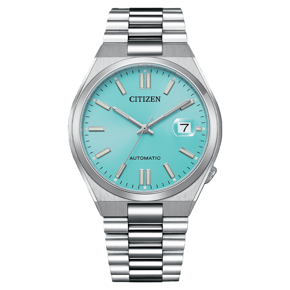 Citizen Tsuyosa 40 mm Tiffany Blue Dial Automatic Watch – Rivon Pakistan, Rolex & Seiko Style