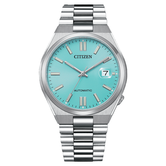 Citizen Tsuyosa 40 mm Tiffany Blue Dial Automatic Watch – Rivon Pakistan, Rolex & Seiko Style