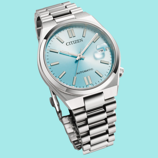 Ice Blue Dial Citizen Tsuyosa Watch Stainless Steel 37mm -dn store