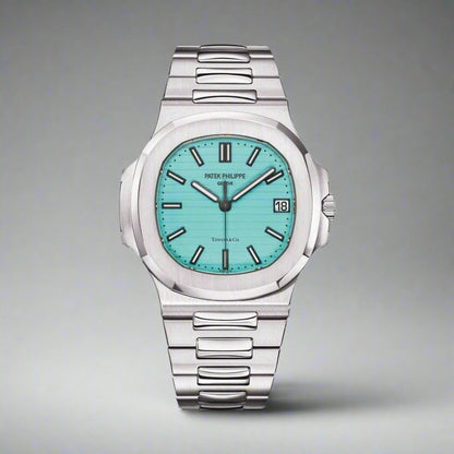 Patek Philippe Tiffany Blue Dial Automatic Watch – Rivon Pakistan